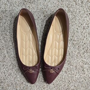 Coach Women's Chocolate Brown Flats